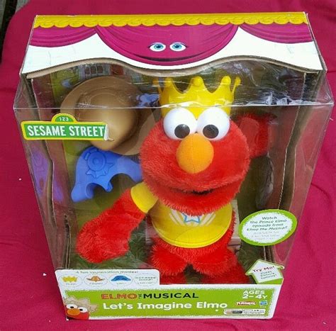 Playskool Sesame Street Lets Imagine Elmo The Musical Talking Plush