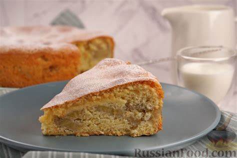 Рецепт: Банановая шарлотка на RussianFood.com Картинка - Рецепт: Банановая шарлотка на RussianFood.com