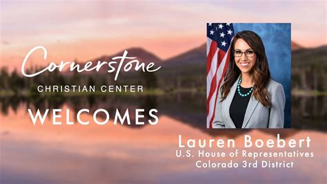 Cornerstone Christian Center Welcomes Us Congress Representative Lauren