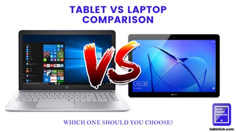 Laptop Vs Tablet Comparison Chart
