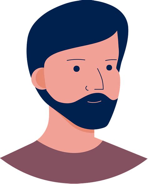 Man With Beard Clipart Free Download Transparent Png Creazilla