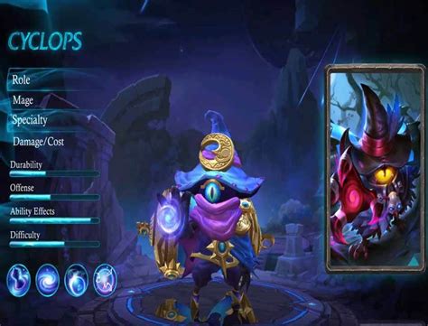 Mobile Legends Cyclops The Starsoul Magician Skills And Abilities