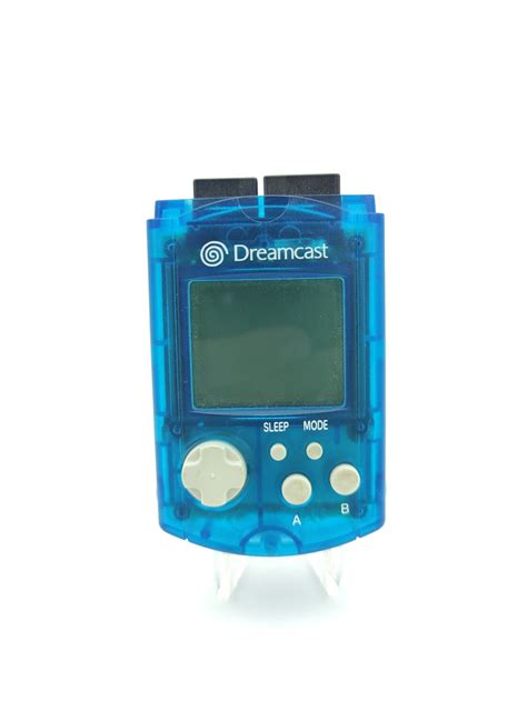 Sega Dreamcast Visual Memory Unit Vmu Memory Card Hkt 7000 Aqua Blue