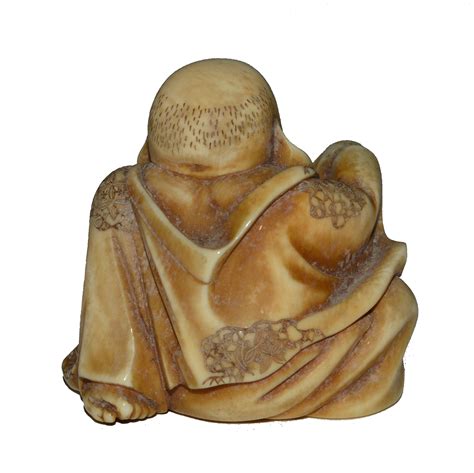 Antique Japanese Ivory Netsuke Of Hotei