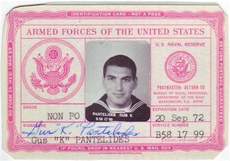 Valid Military Id Cards Picture Id Card Photo
