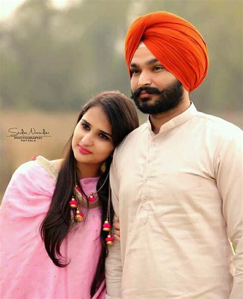 Pin By Pari Virk On Lovely Couples Punjabi Wedding Couple Wedding
