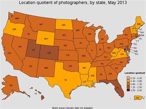 Maps Showing The Pro Photography Landscape In The United States Petapixel