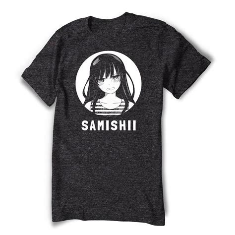 Sad Anime Girl Shirt Lonely Aesthetic Girl Samishii Clothing Moshi