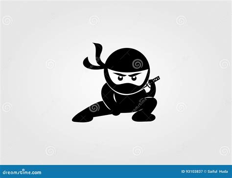 Ninja Illustration De Vecteur Illustration Du Logo Ninja 93103837