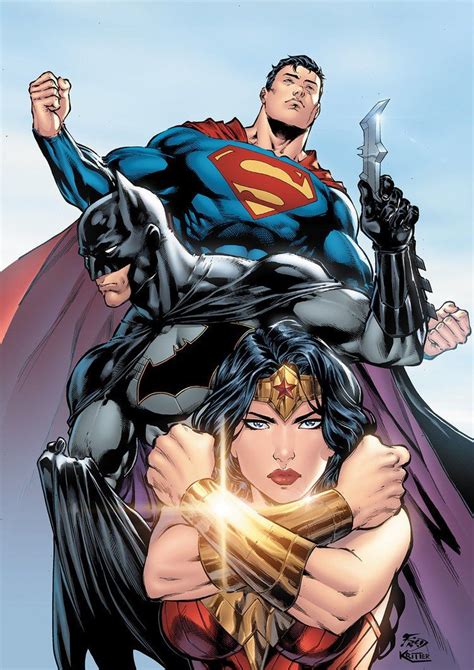 Batman Superman Wonder Woman Color By Xxnightblade08xx Dc Comics Artwork Dc Trinity Dc