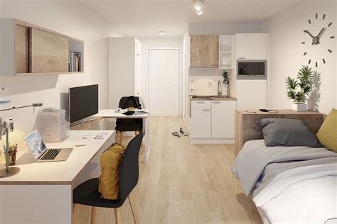 Unsere scharnhorster mietwohnungen haben 1 bis 5 zimmer mit küche, essdiele und modernem bad. Smarte möblierte 1-Zimmer-Wohnung in Dortmund Kreuzviertel