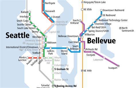 Seattle Light Rail Plan Map