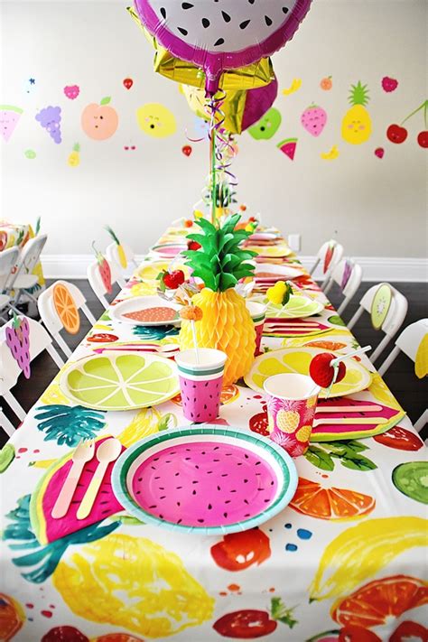 Karas Party Ideas Colorful Tutti Frutti Birthday Party Karas Party