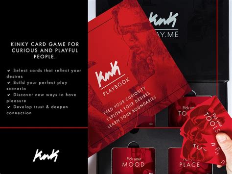 kinky card game for building individual sex play scenarios etsy
