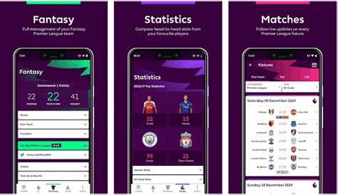 Best Premier League Apps News Live Scores Stats ⚽ Tba Rating