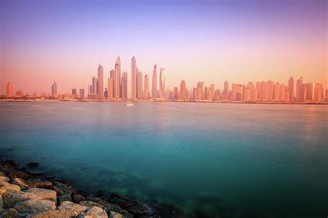 Dubai Marina At Sunset Photograph By Alexey Stiop Fine Art America