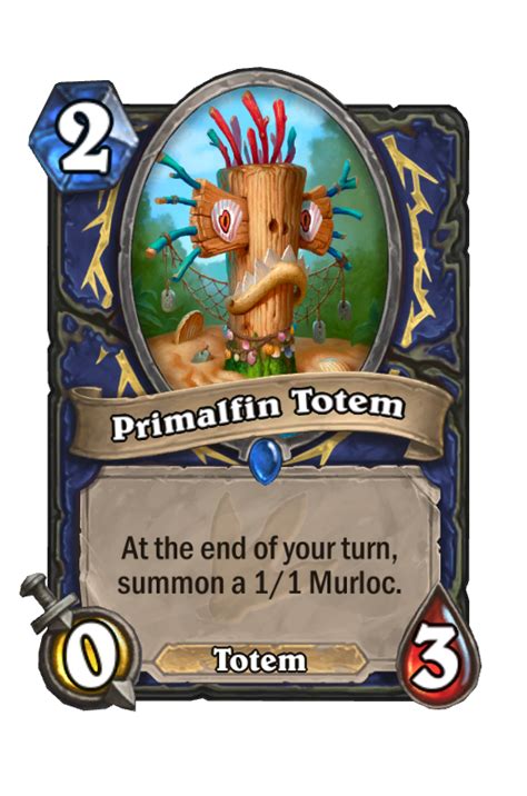 Primalfin Totem Journey To Ungoro Hearthstone Card