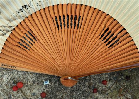 Vintage Folding Fan Japanese Decorative Hand Fan Made Of Etsy