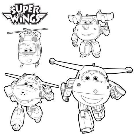 Printable Super Wings Coloring Page Download Print Or Color Online