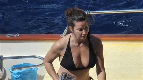 Gina Gershon Goes Two Pieces On 50th Birthday