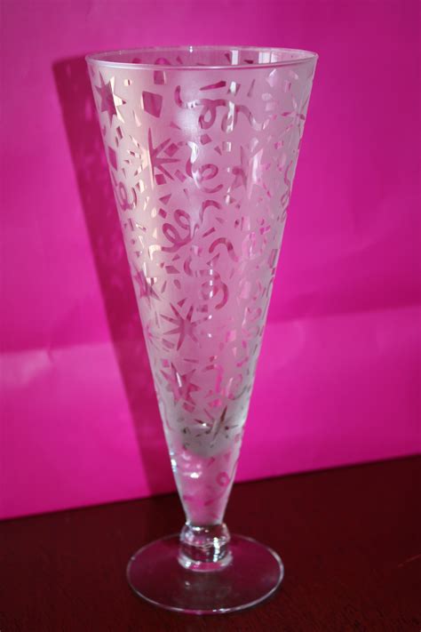 Etched Confetti Glass Glass Glassware Shot Glass