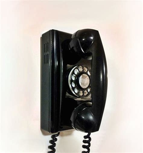 1955 Black Rotary Wall Phone By Therotaryshoppe On Etsy