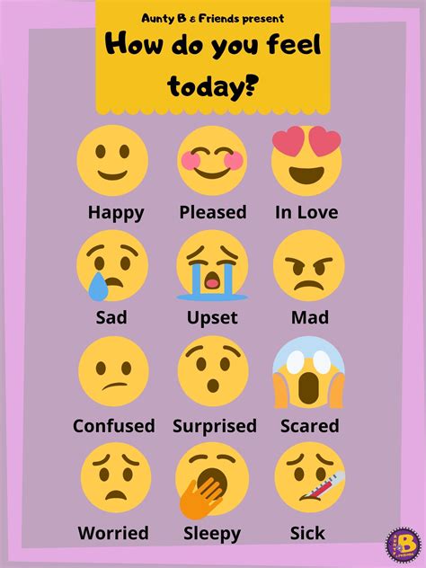 Preschool Charts Emotions Preschool Teaching Emotions Counselor