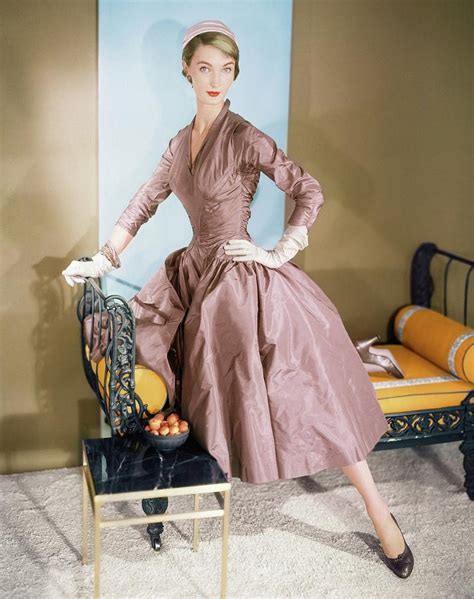 Evelyn Tripp Wearing Ceil Chapman Photograph By Horst P Horst Fine