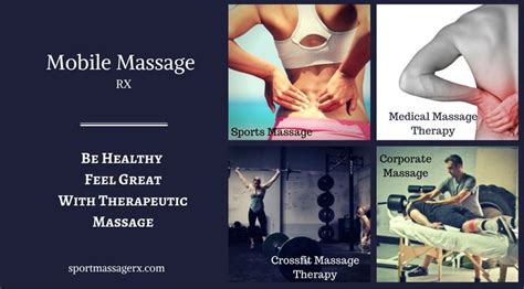 Mobile Massage Rx Can Be A Great Stress Reducer For People Facing Deadlines Job Uncertainty And