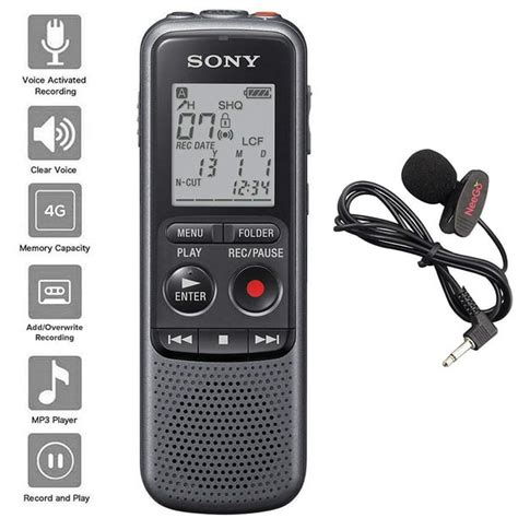 Sony Digital Voice Recorder Icd Px Series With Built In Mic And Usb