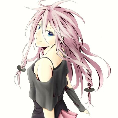 Image Women Vocaloid Blue Eyes Skirts Long Hair Pink Hair Smiling