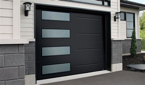 Vog 9 X 7 Black Window Layout Left Side Harmony Garage Door