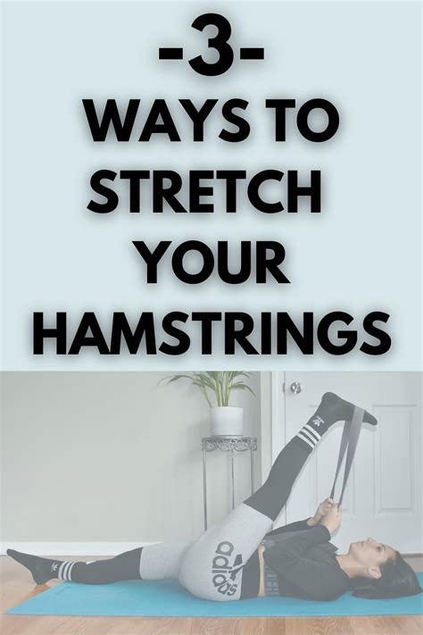 What Is The Best Way To Stretch Your Hamstrings Dr Tara Salay