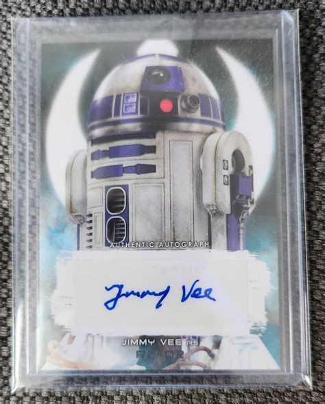 Yahooオークション Topps Star Wars Jimmy Vee As R2 D2 スター・ウ