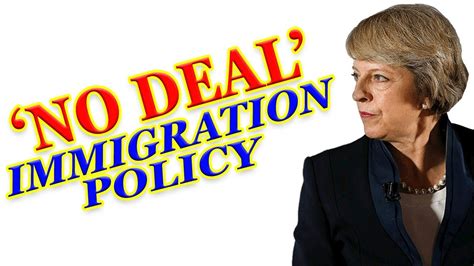 ‘no Deal’ Immigration Policy Paper Announced Uk Visa Uk Immigration Ukvi Ukba 2019 Hd Youtube