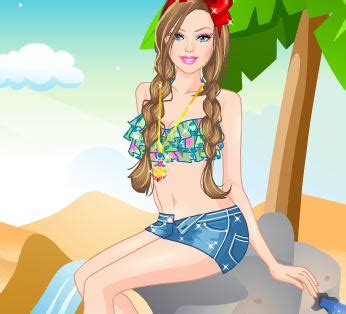 Gamesgofree.com contiene más de 50 categorías de juegos: Juego para vestir a Barbie en la playa - Juegos Gratis