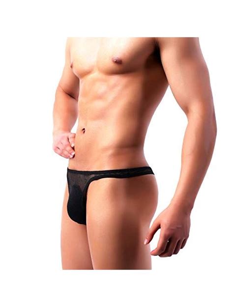 Buy Arjen Kroos Men S Briefs Underwear Sexy Low Rise Mesh Bikini Briefs
