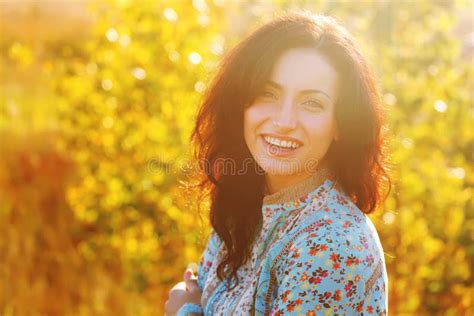 Luxuriant Nude Woman In Topless And Blonde Hair Posing Stock Photo