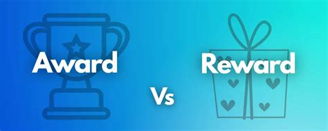 what s the difference between award and reward differences b w guru