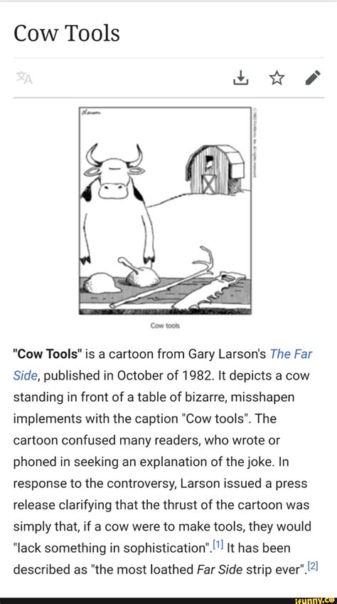 Far Side Cow Tools Explained All About Cow Photos