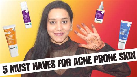 My 5 Must Have Products For Acne Prone And Oily Skin From The Derma Co