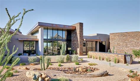 A Modern Arizona Home Is A Showcase Of Dramatic Angles Desert House