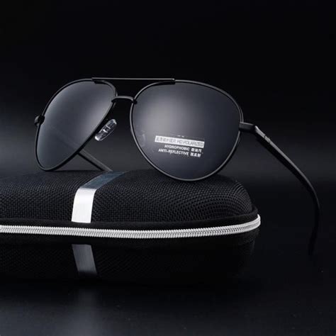 fuzweb 2017 new fashion polarized sunglasses men classic retro pilot glasses color polaroid