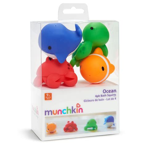 munchkin ocean™ squirters bath toy 4pk