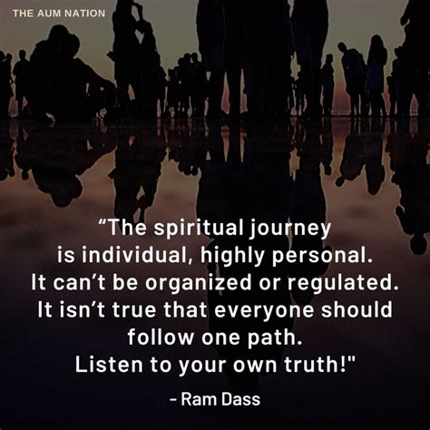 Listen To Your Own Truth Ram Dass Quote Spiritual Journey