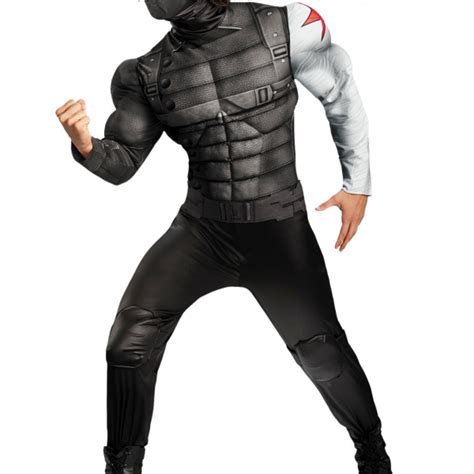 Adult Winter Soldier Classic Muscle Costume Halloween