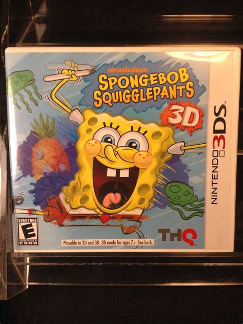Spongebob Squigglepants 3d For Nintendo 3ds 3dsxl Spongebob