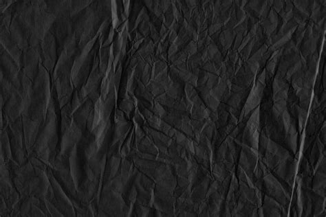 Black Crumpled Paper Textures By Artistmef