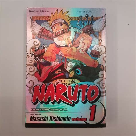 Naruto Vol1 Limited Edition 2003 Manga 1795 Of 5000 English Shiny