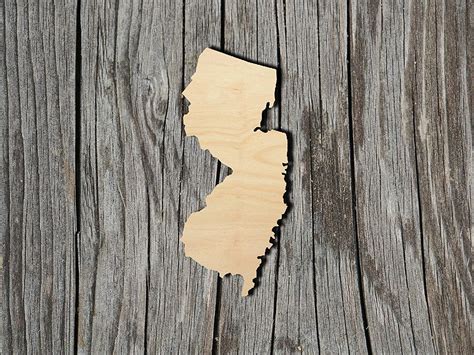 Amazon Com New Jersey State Multiple Sizes Laser Cut Unfinished